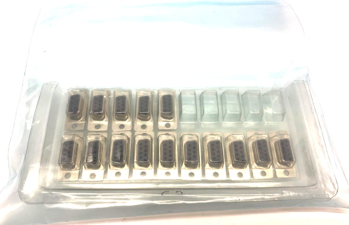 Amphenol G17S0900110EU D-Sub Standard Connector LOT OF 15 - Maverick Industrial Sales