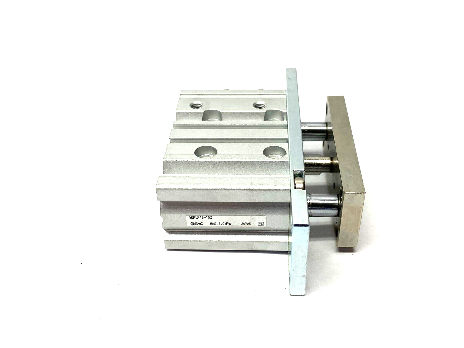 SMC MGPLF16-10Z Flange Mount Compact Cylinder 16mm Bore 10mm Stroke - Maverick Industrial Sales