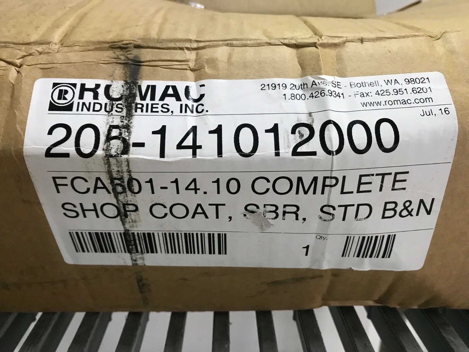Romac Industries FCA501-14.10 Flanged Coupling Adapter 12" In Complete Shop Coat - Maverick Industrial Sales