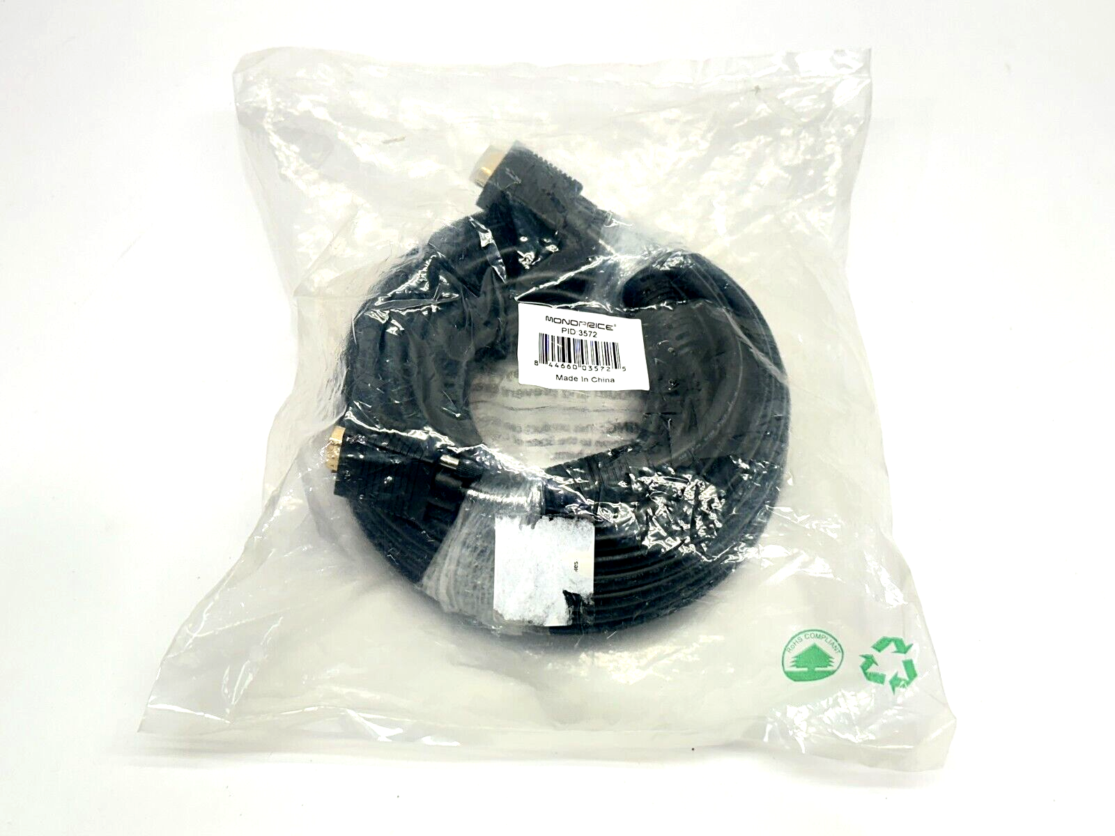 Monoprice 3572 Super VGA Cable M/M CL2 Rated 50ft - Maverick Industrial Sales