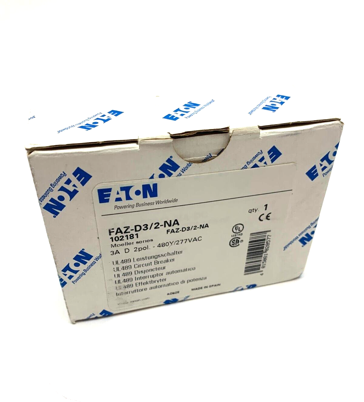 Eaton FAZ-D3/2-NA 2 Pole Circuit Breaker - Maverick Industrial Sales