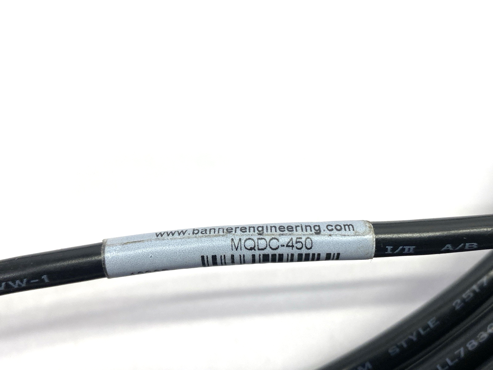 Banner MQDC-450 Single-Ended M12 Female Cordset 33649 - Maverick Industrial Sales