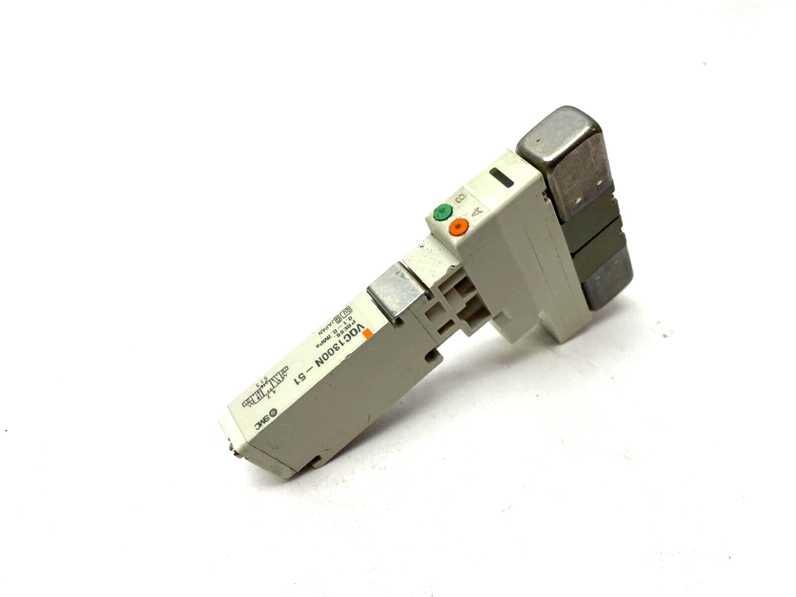 SMC VQC1300N-51 Plug-In Double Solenoid Valve 0.1~0.7MPa - Maverick Industrial Sales