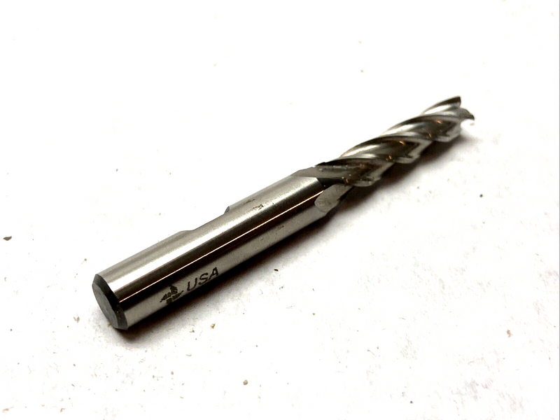 Brubaker 80411-00-B End Mill 5/16 D x 3/8 SHK x 1 3/8 LOC x 3 1/8 OAL - Maverick Industrial Sales