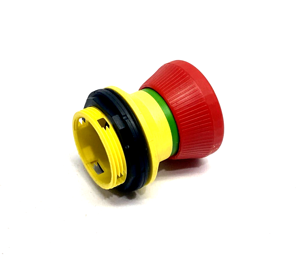 Indeva 2KITR0056 Emergency Stop Button Easy 6, 22mm Hole 28mm Actuator - Maverick Industrial Sales