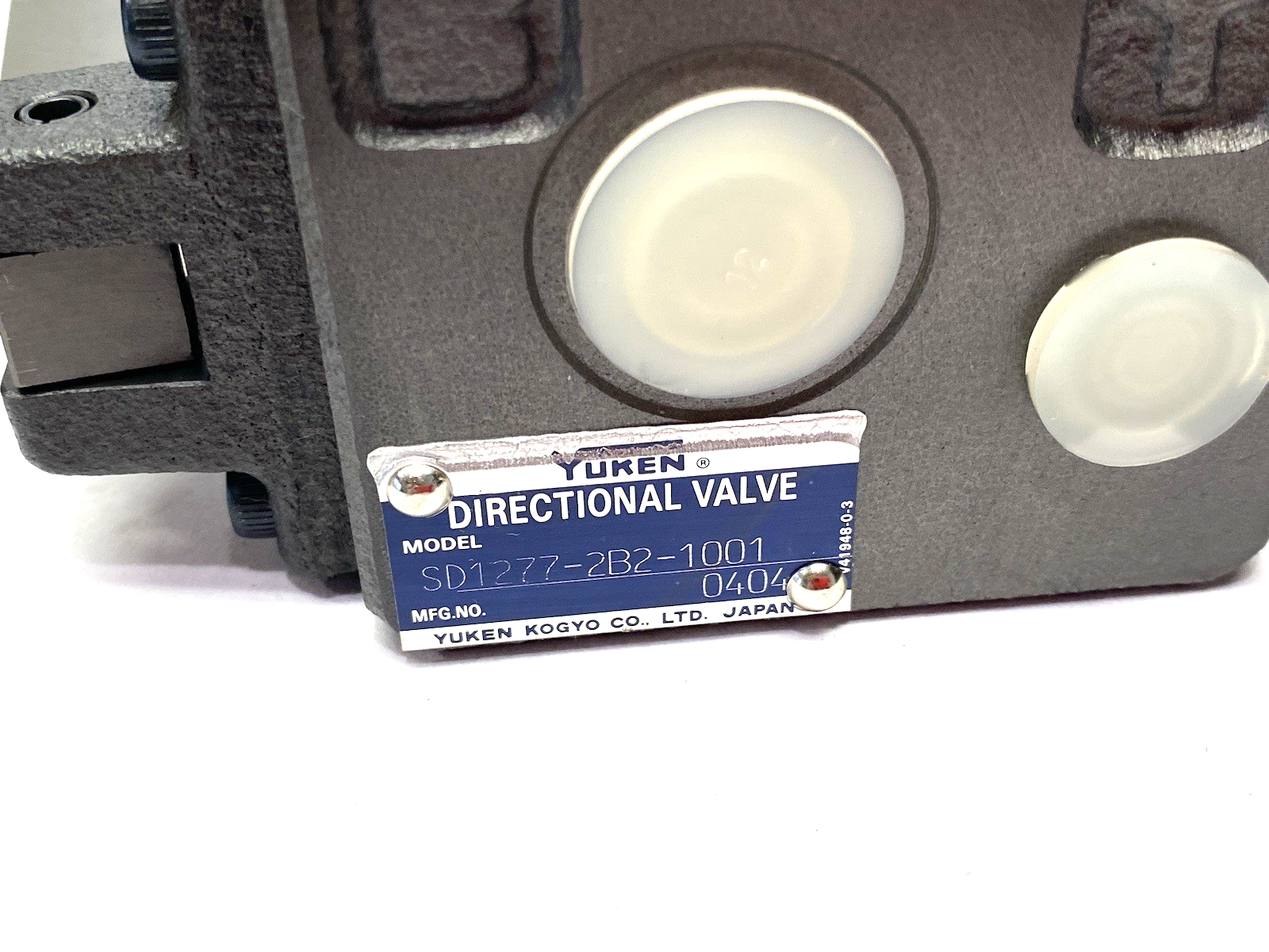 Yuken SD1277-2B2-1001 Cam Operated Directional Valve - Maverick Industrial Sales