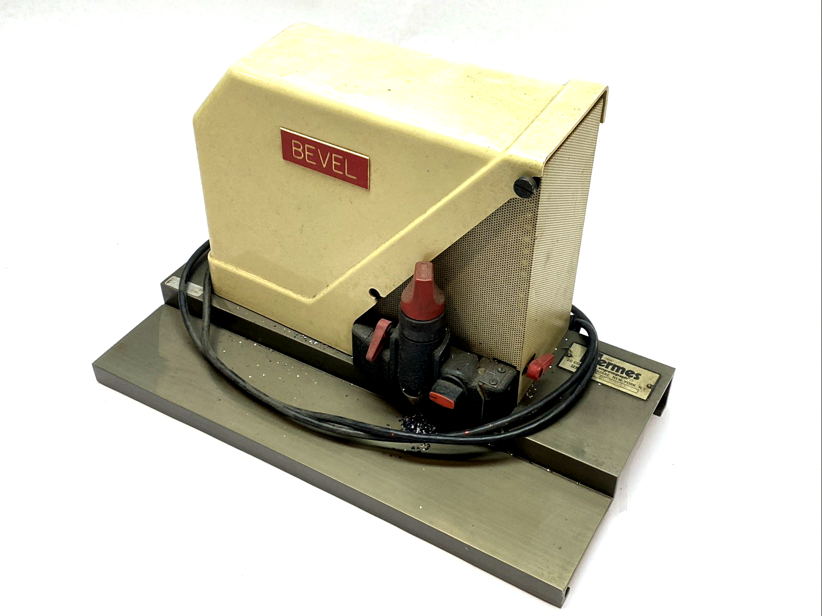 New Hermes Model HS Engraver Beveling Machine Beveler 110 Volts - Maverick Industrial Sales