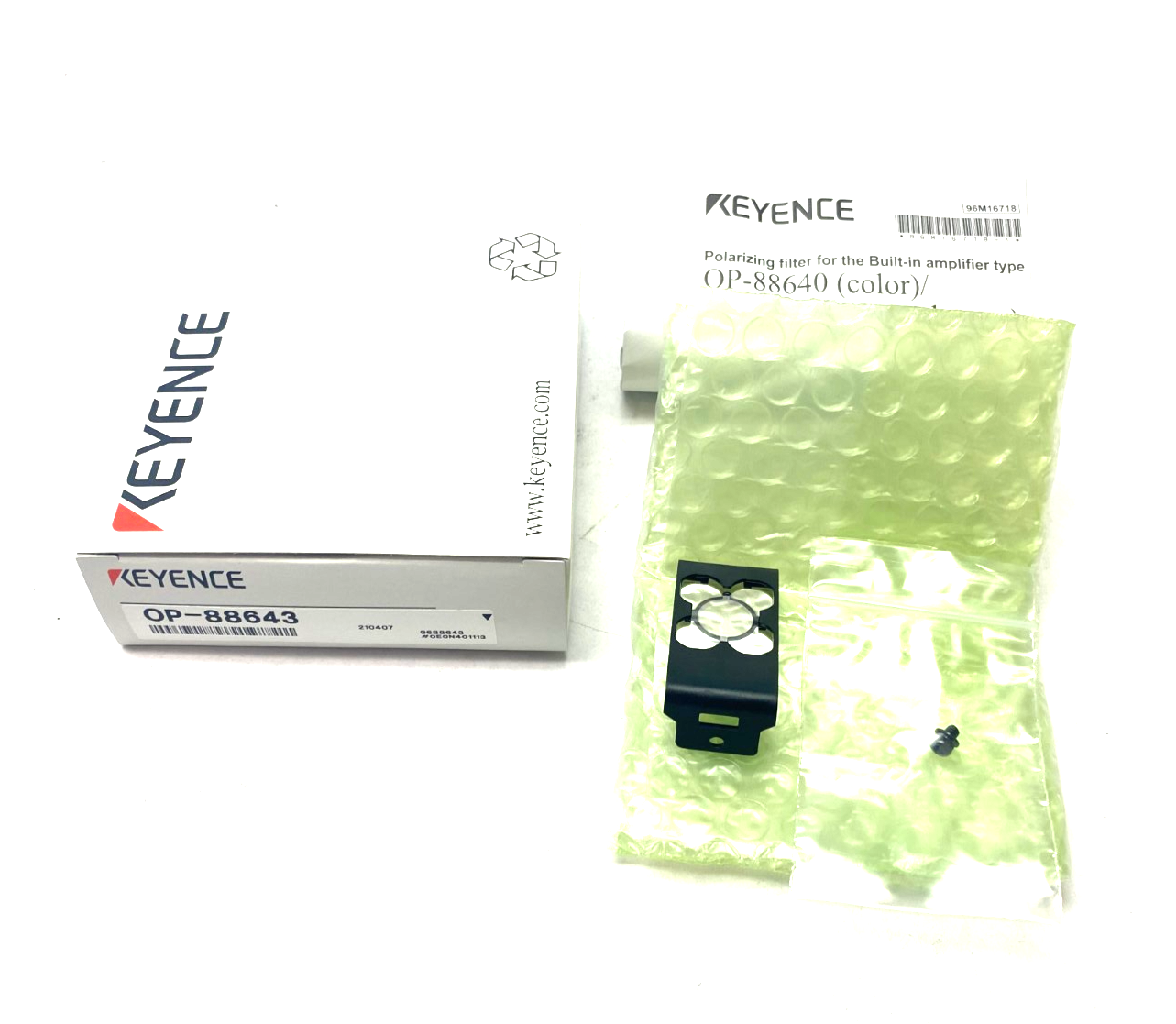 Keyence OP-88643 Monochrome Polarizing Filter for Vision Sensor - Maverick Industrial Sales