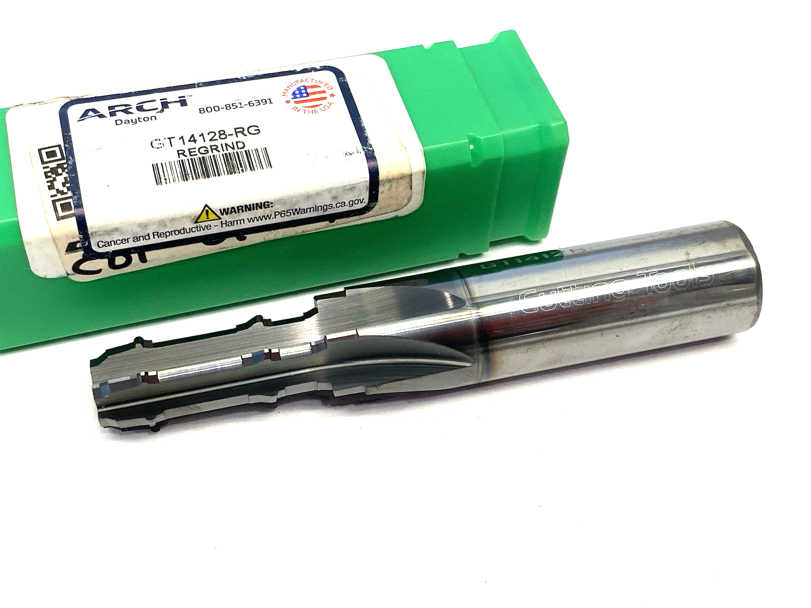GT14128-RG | Dayton Arch Regrind Cutting End Mill 6-Flute - New – Open box - Maverick Industrial Sales