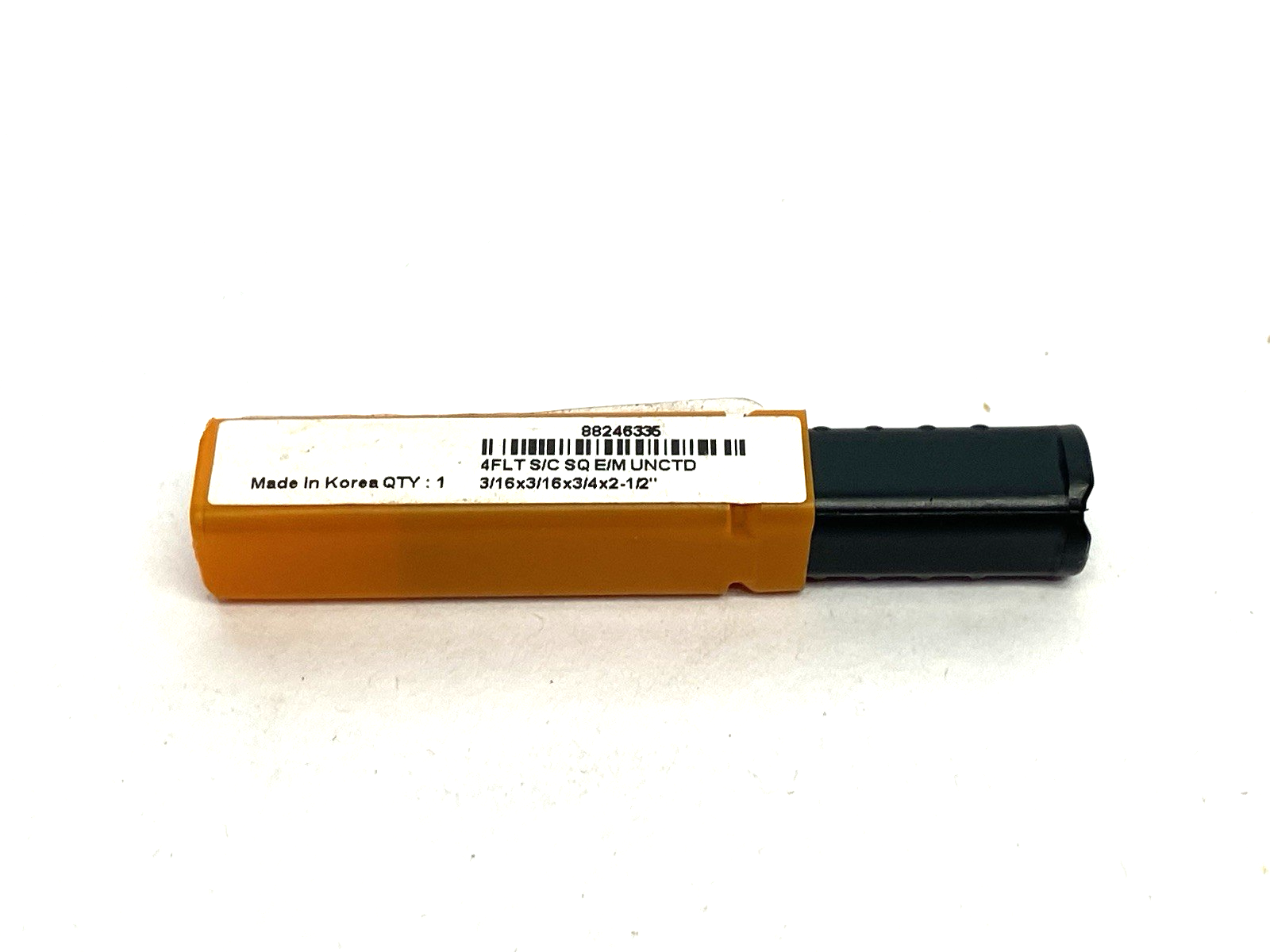 88246335 | Hertel Square End Mill: 3/16" Dia, 3/4" LOC, 4 Flute, Solid Carbide - New – Open box - Maverick Industrial Sales