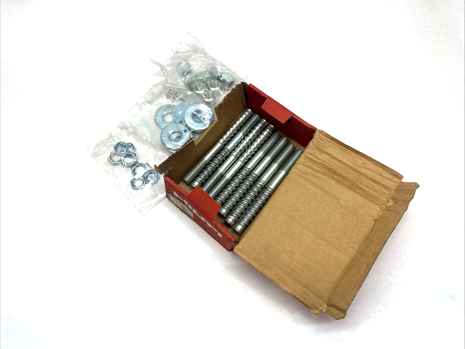 2139253 | Hilti 8x Anchor Rod M16 x 175mm Zinc-Plated HIT-Z-D TP - New – Open box - Maverick Industrial Sales