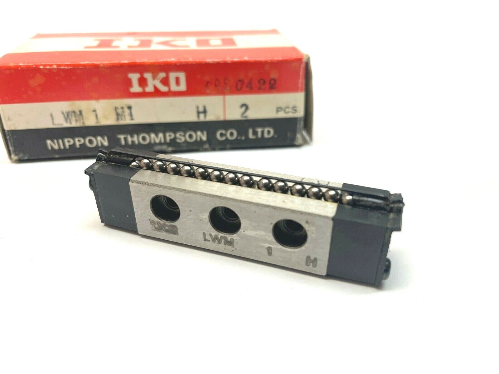 IKO LWM-1-MI-H Linear Way Module, Slide Rail with Bearings, Set of 2 - Maverick Industrial Sales