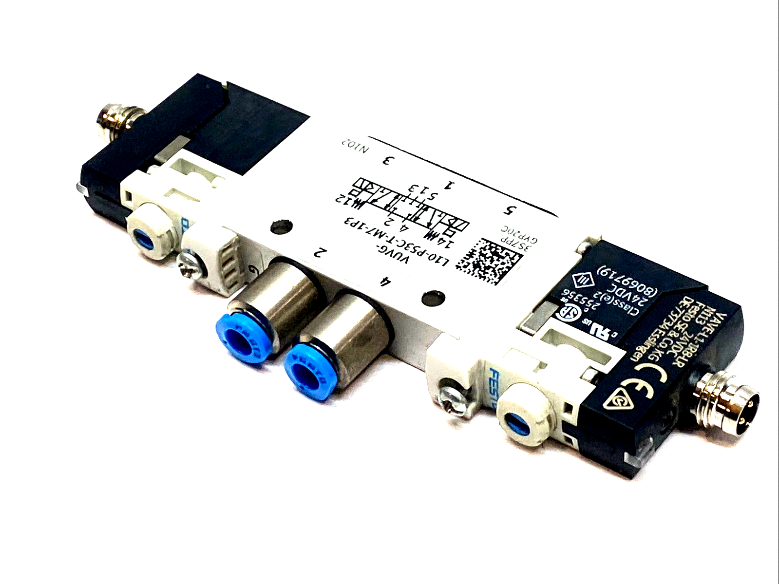 L10-P53C-T-M7-1P3 | Festo Solenoid Valve 5/3 Closed 566476 - Used - Maverick Industrial Sales