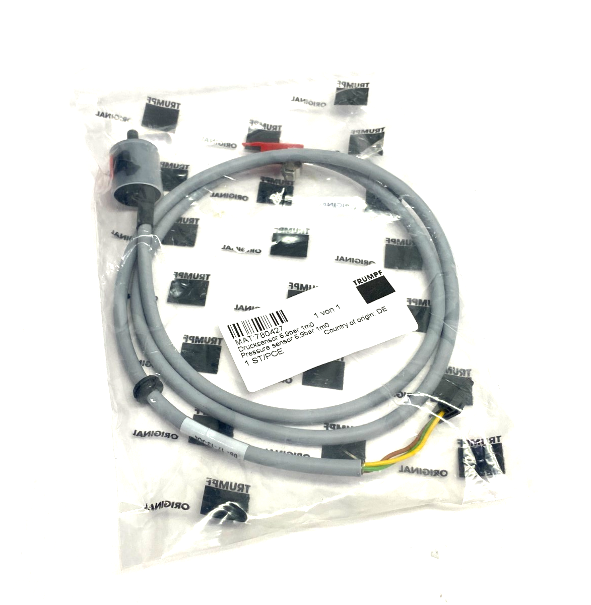 780427 | Trumpf Pressure Sensor 6.9bar 1m0 - New - Maverick Industrial Sales