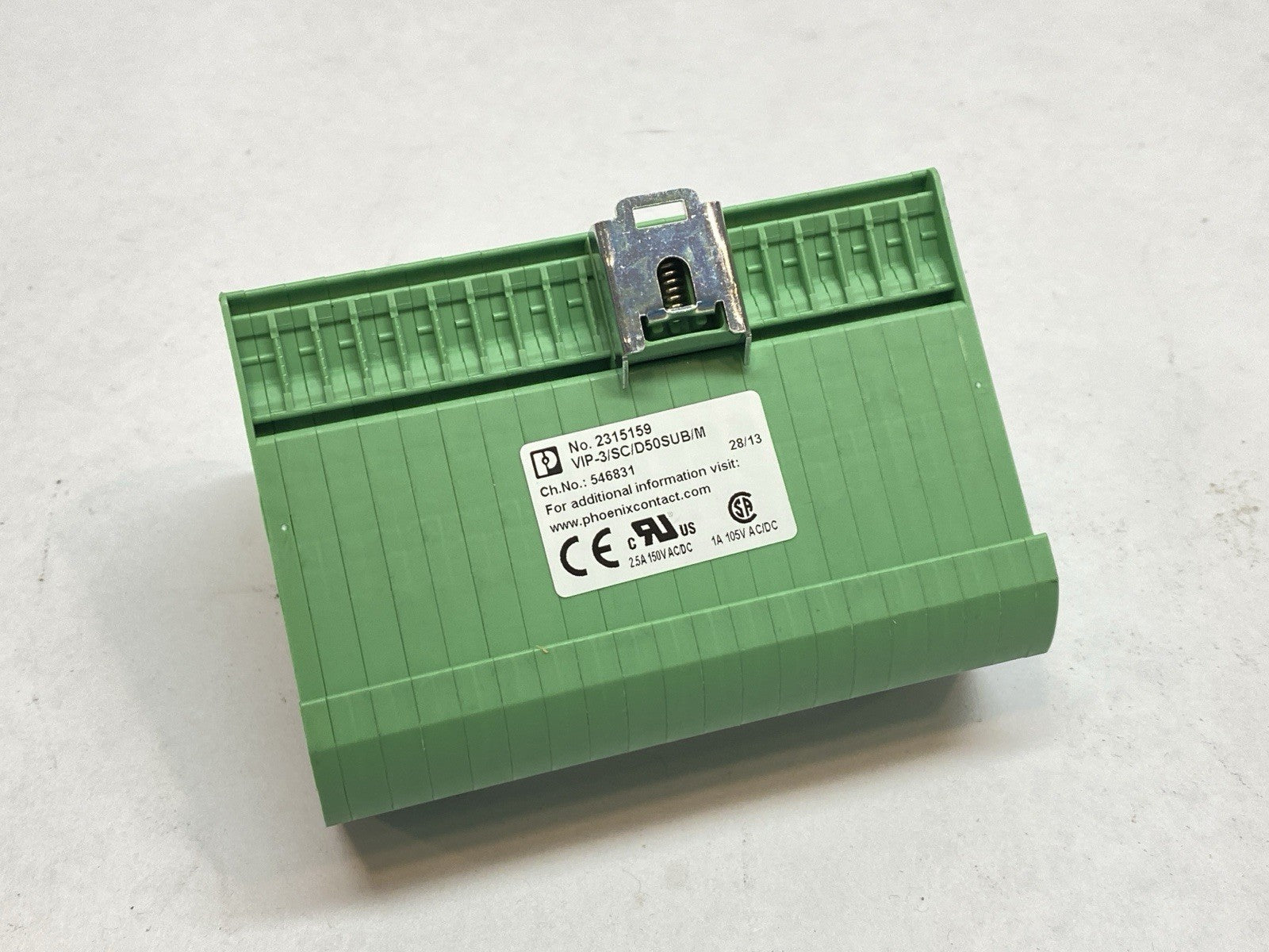 VIP-3/SC/D50SUB/M,2315159 | Phoenix Contact VIP-3/SC/D50SUB/M Termination Board Module 2315159 - Used - Maverick Industrial Sales