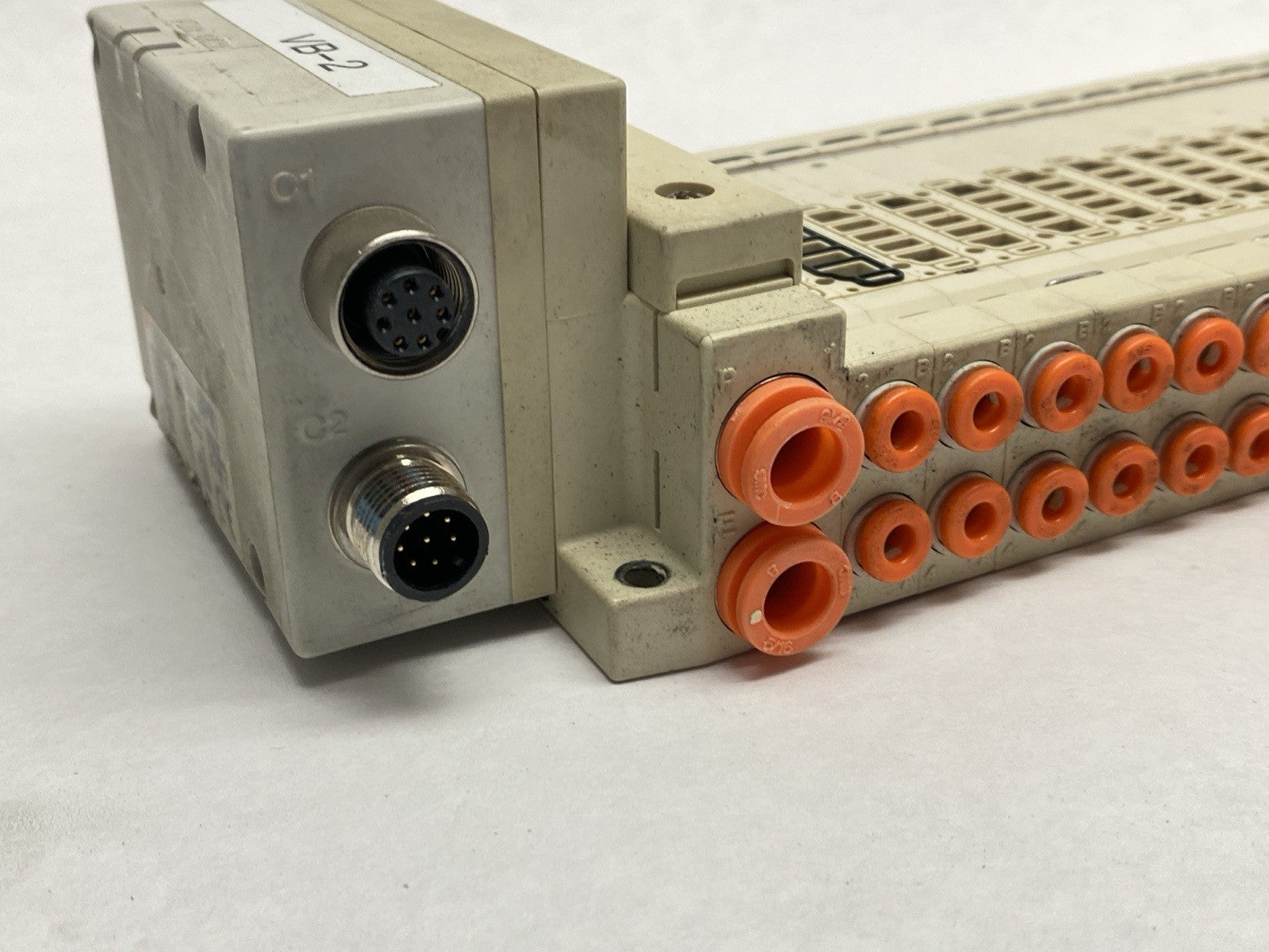 SMC 10-SS5V1-W10S0D-16B-N3 Pneumatic Manifold Assembly 16-Station - Maverick Industrial Sales
