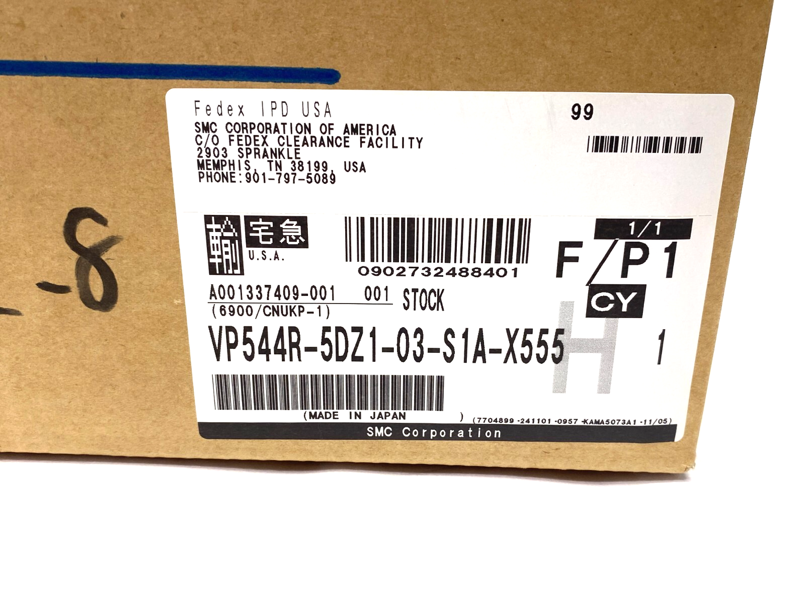 SMC VP544R-5DZ1-03-S1A-X555 Residual Pressure Release Valve 3-Port 3/8" NPT - Maverick Industrial Sales