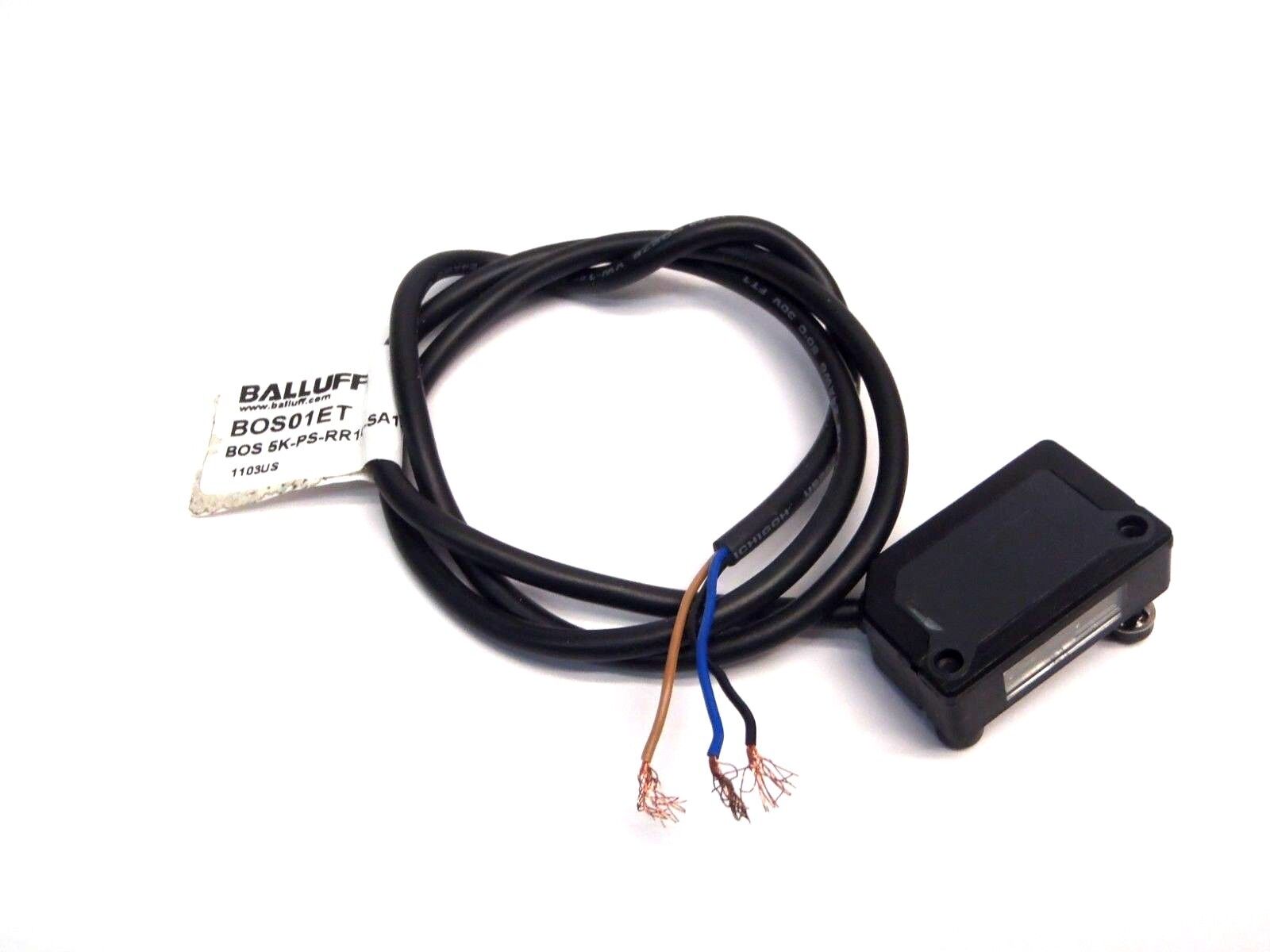 Balluff BOS 5K-PS-RR10-SA1-02 Photoelectric Sensor 10-30VDC, 100ma SN=4M BOS01ET - Maverick Industrial Sales