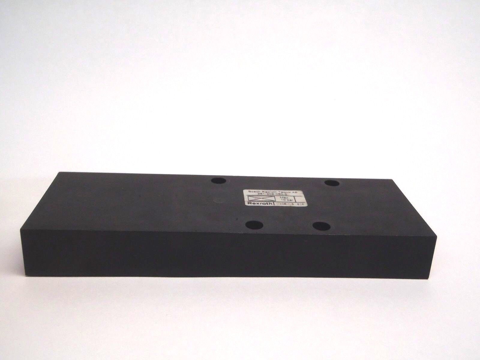 Rexroth 261-209-060-0 Pneumatic Solenoid Valve Block Plate Cover - Maverick Industrial Sales