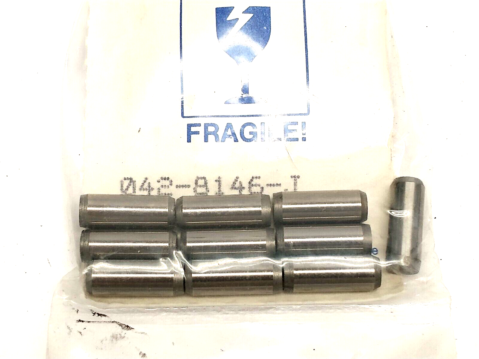 WM Berg D27-4 Dowel Pin 416 Stainless Steel 3/16" Diameter 1/2" Length LOT OF 10 - Maverick Industrial Sales