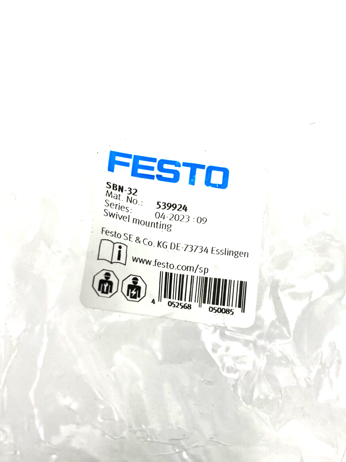 Festo SBN-32 Swivel Mounting for Round Cylinder 539924 - Maverick Industrial Sales