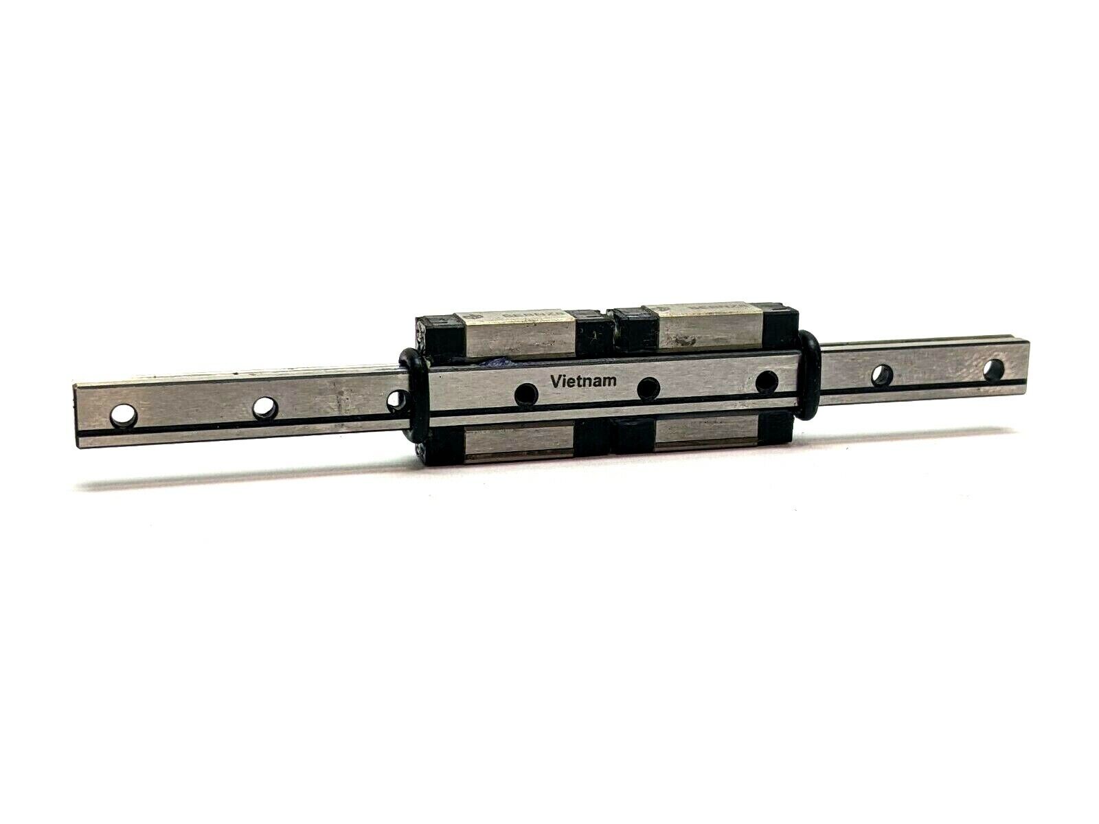 Misumi SSE2BN8-115 Standard Block Miniature Linear Guide w/ Dowel Holes - Maverick Industrial Sales