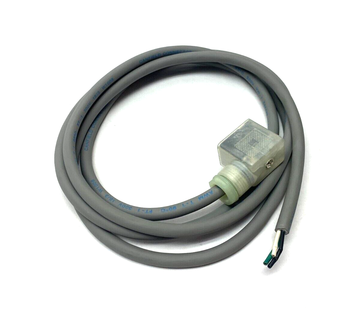 Canfield Connector Valve Plug Cordset 6' Length 3-Wire 48-120VDC/100-240VAC - Maverick Industrial Sales