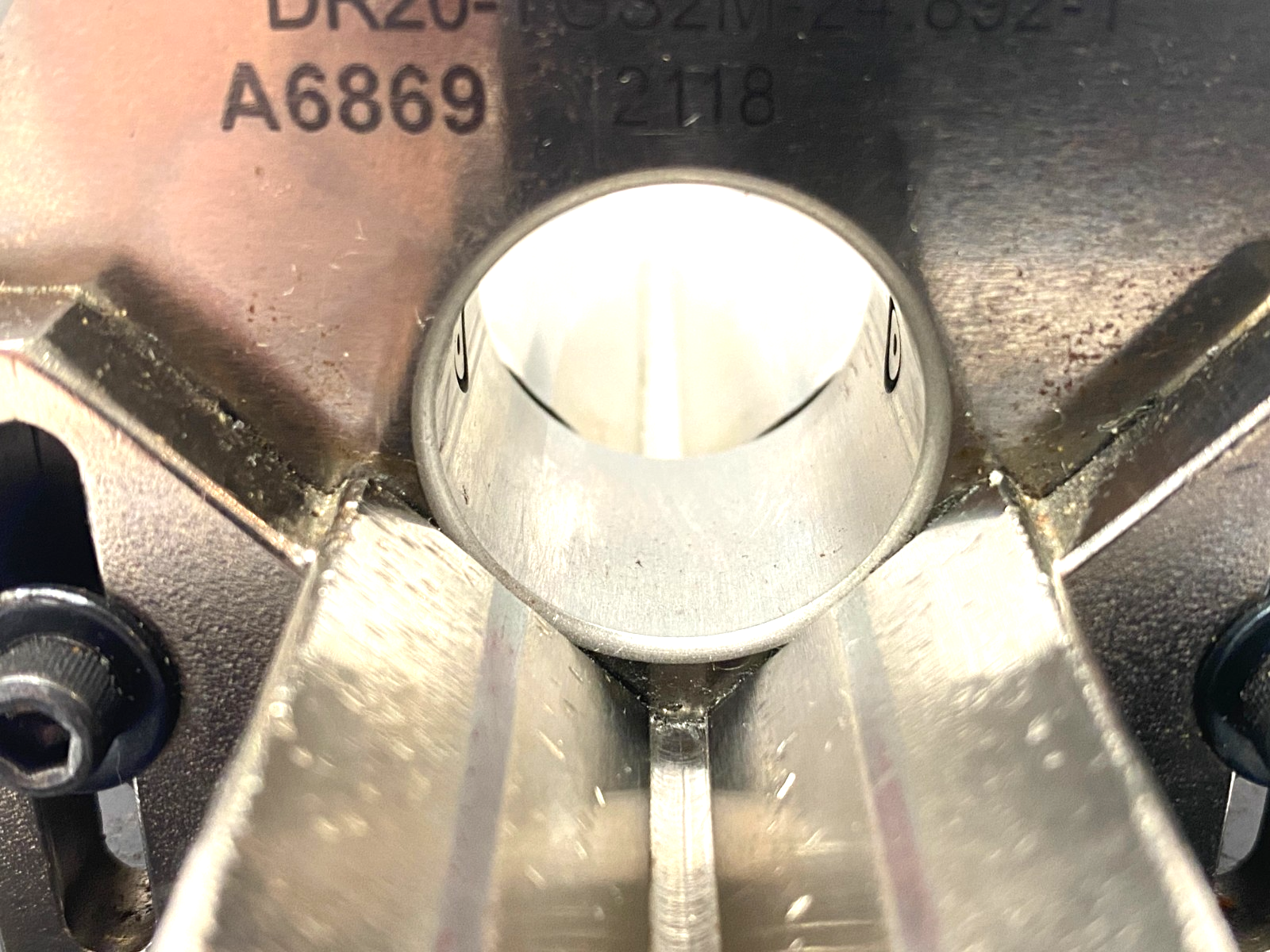 Mahr 2109904 Dimensionair 2-Jet Air Ring Gauge DR20-TGS2M-24.892-1 w/ Base Plate - Maverick Industrial Sales