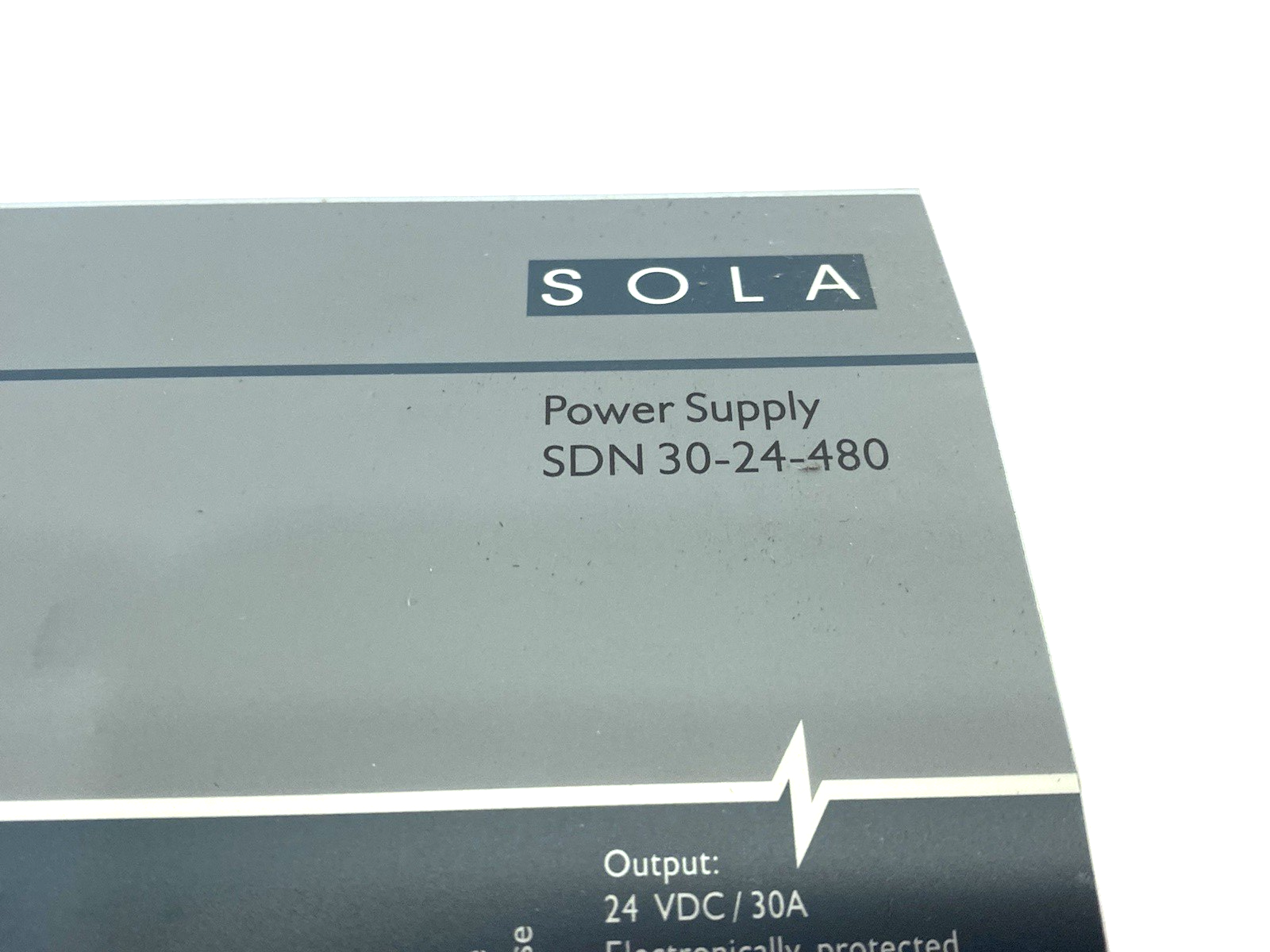 SDN 30-24-480 | Sola Hevi-Duty Power Supply DIN Rail Mount - Used - Maverick Industrial Sales