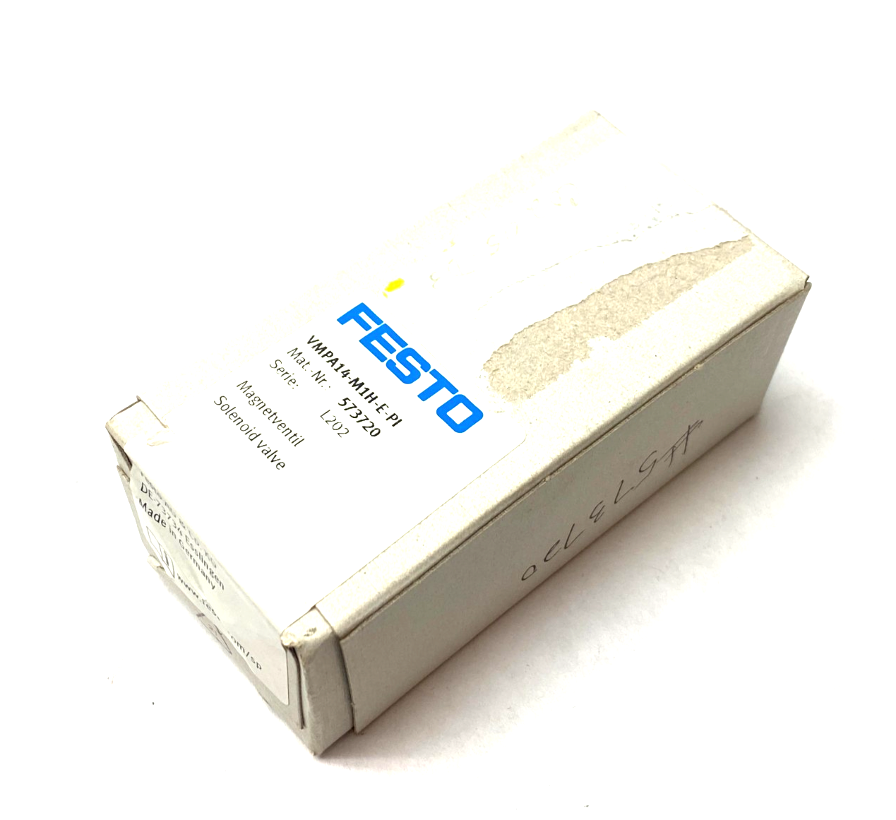 Festo VMPA14-M1H-E-PI Solenoid Valve, 5/3, Exhausted, 573720 - Maverick Industrial Sales