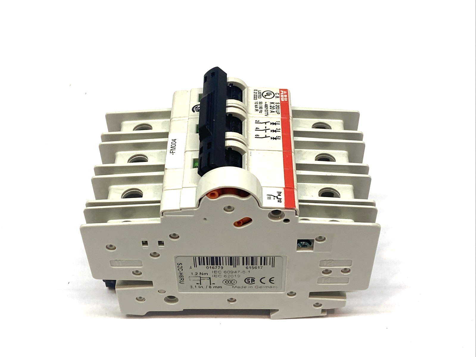 ABB S203U-K20A Circuit Breaker 3-Pole 480Y/277VAC 50/60HZ 10kA - Maverick Industrial Sales