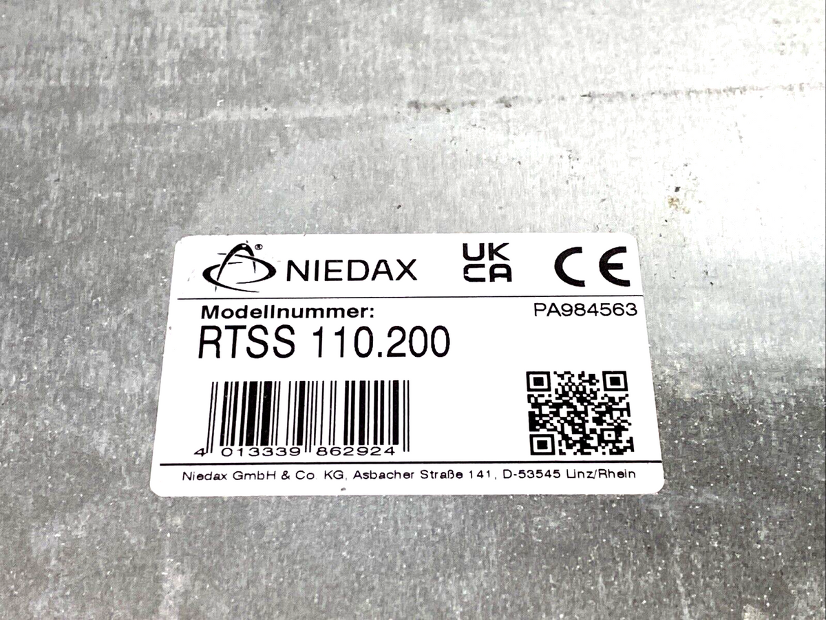 Niedax RTSS 110.200 Cable Tray System T-Piece & RTSDVRS 200-2.0 S Antislip Cover - Maverick Industrial Sales