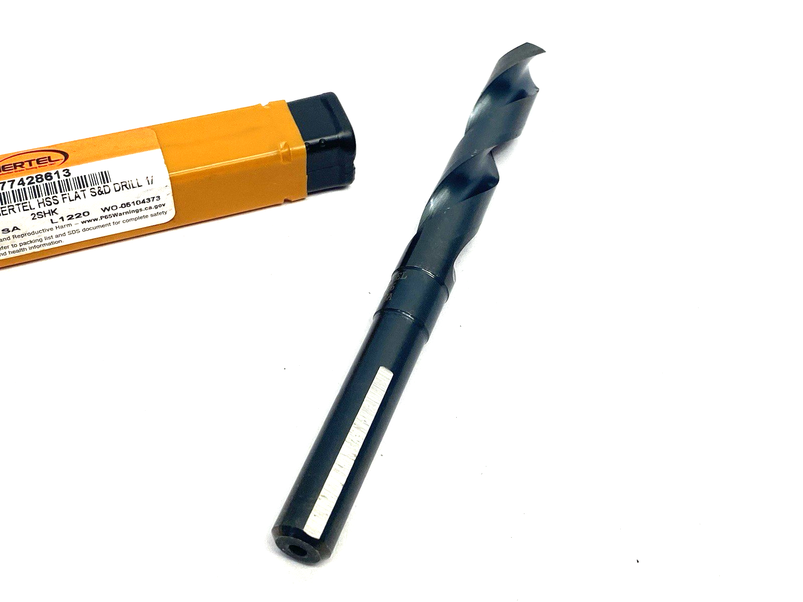 77428613 | Hertel Reduced Shank Drill Bit: 9/16" Dia, 1/2" Shank Dia, 118 Point - New – Open box - Maverick Industrial Sales