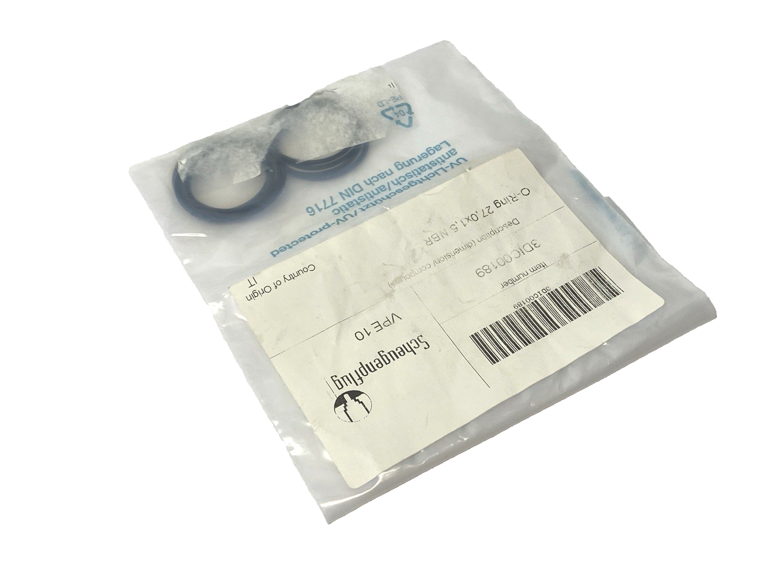 Scheugenpflug 3DIC00189 O-Ring 27mm x 1.5mm NBR LOT OF 10 - Maverick Industrial Sales