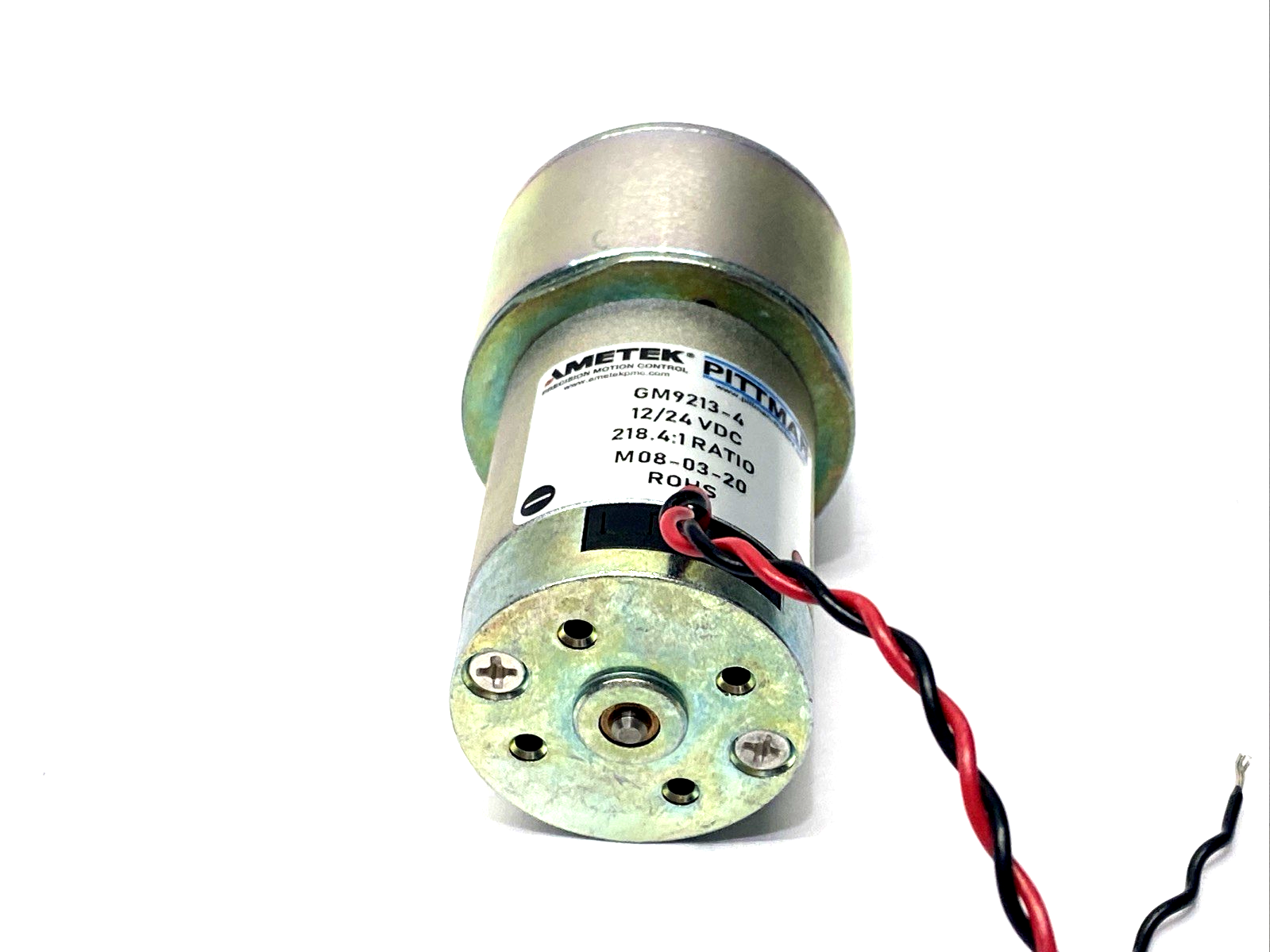GM9213-4 | Ametek Pittman Gearmotor 12/24 VDC 218.4:1 Ratio - Used - Maverick Industrial Sales