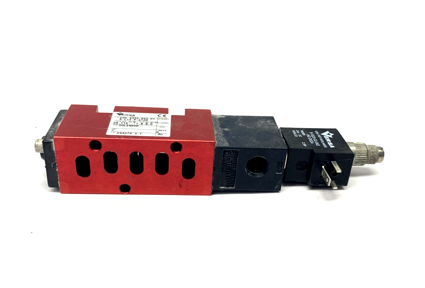 CSG-4332-043-H16-L14-P-A120 | Versa Solenoid Valve, 4-Way - Used - Maverick Industrial Sales
