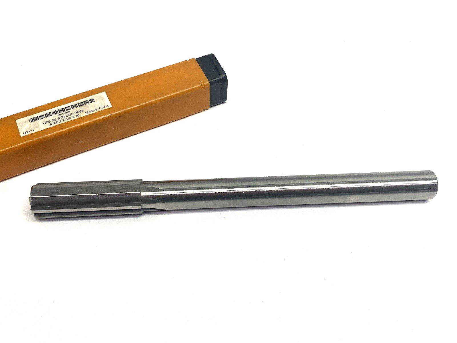 30153050 | Hertel Chucking Reamer: 0.8760", 10" OAL, 2-5/8" Flute Length, Straight - New – Open box - Maverick Industrial Sales
