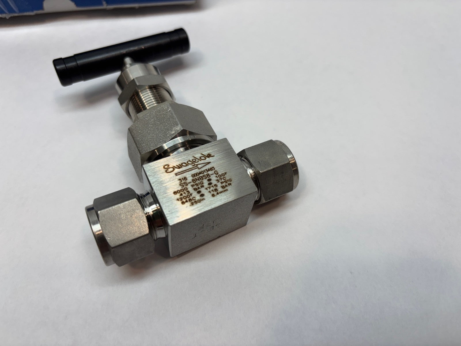 Swagelok SS-6NBS8-G Severe Service Union Bonnet Needle Valve, 1/2" Tube OD - Maverick Industrial Sales