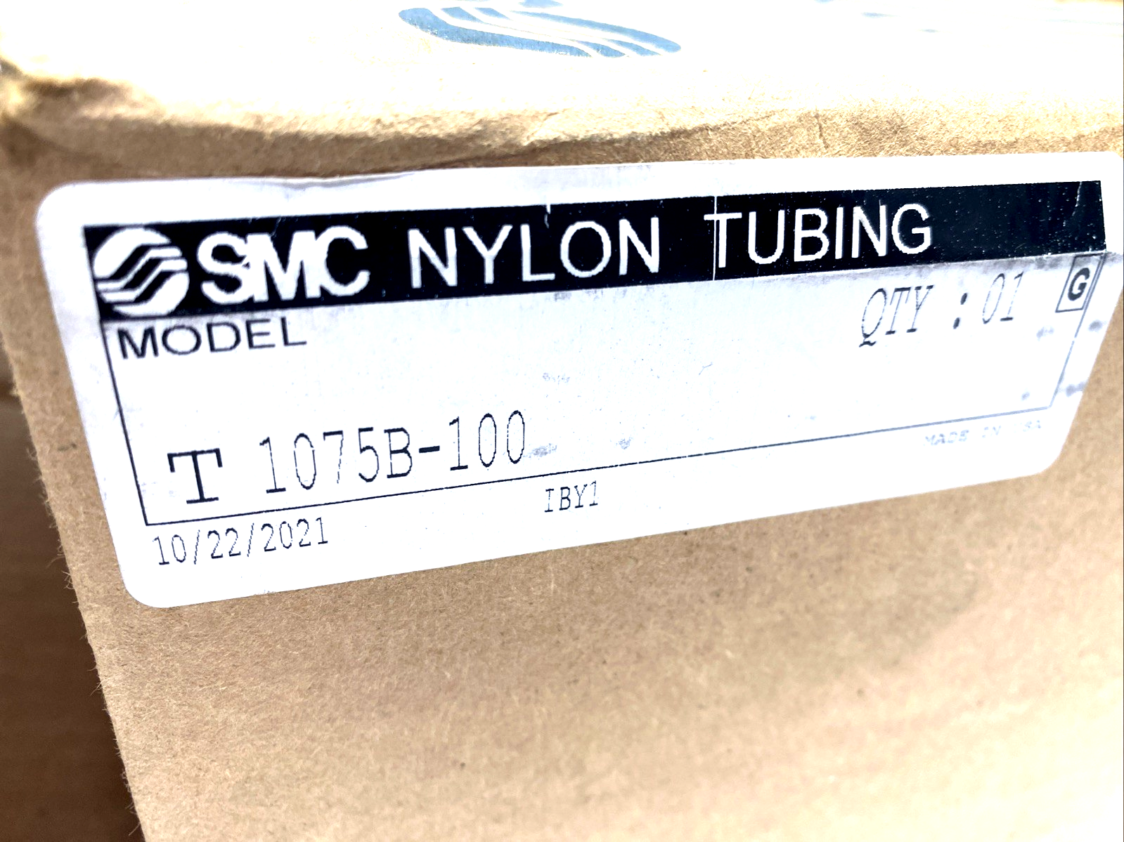 SMC T1075B-100 Pneumatic Tubing 10mm O.D. ROLL OF 80 METERS - Maverick Industrial Sales