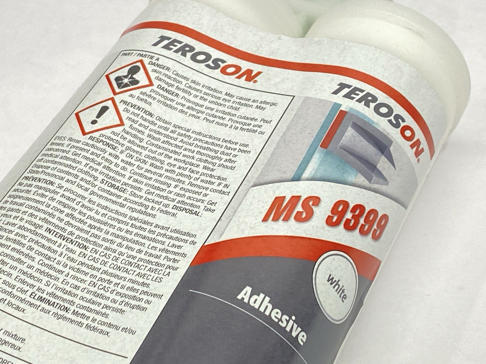 Henkel Teroson MS 9399 White Elastic Adhesive 400ML - Maverick Industrial Sales