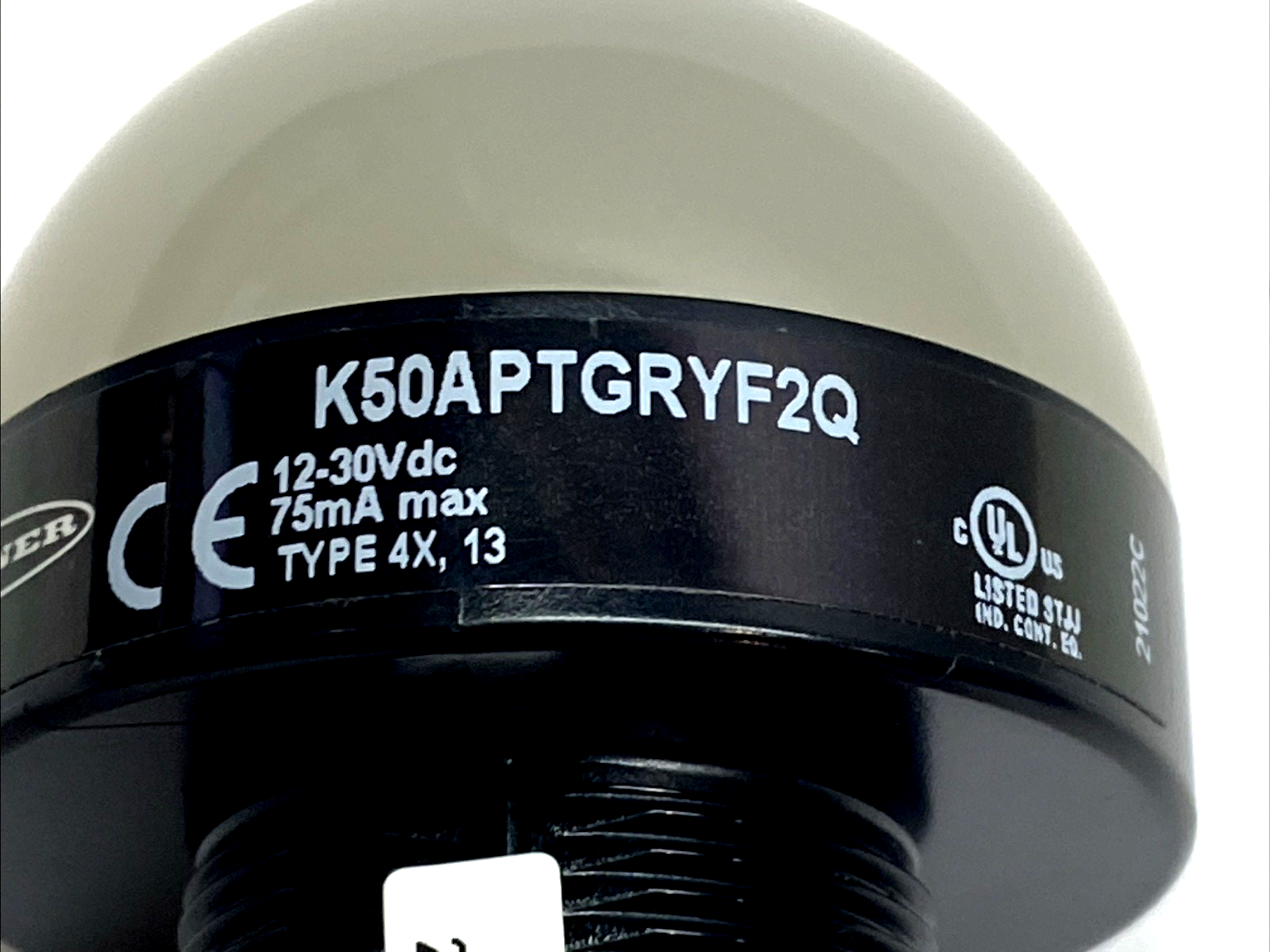 K50APTGRYF2Q | Banner EZ-Light Touch Sensor 50mm MISSING NUT - New – Open box - Maverick Industrial Sales