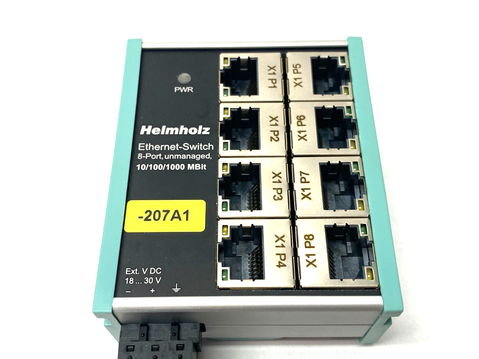 Helmholz 700-841-8ES01 FLEXtra Unmanaged Ethernet Switch 8-Port 10/100/1000Mbps - Maverick Industrial Sales
