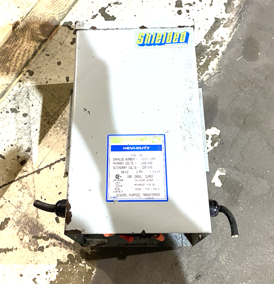 HS1F1.5AS | General Signal Hevi-Duty Gen. Purpose Transformer, Single-Phase 1.5kVA - Used - Maverick Industrial Sales
