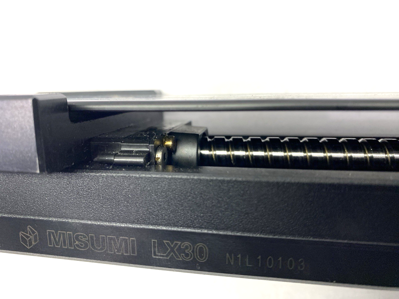 LX30 | Misumi Single Axis Actuator w/ Cover 300mm Long 54mm Table Length 80mm Wide - Used - Maverick Industrial Sales