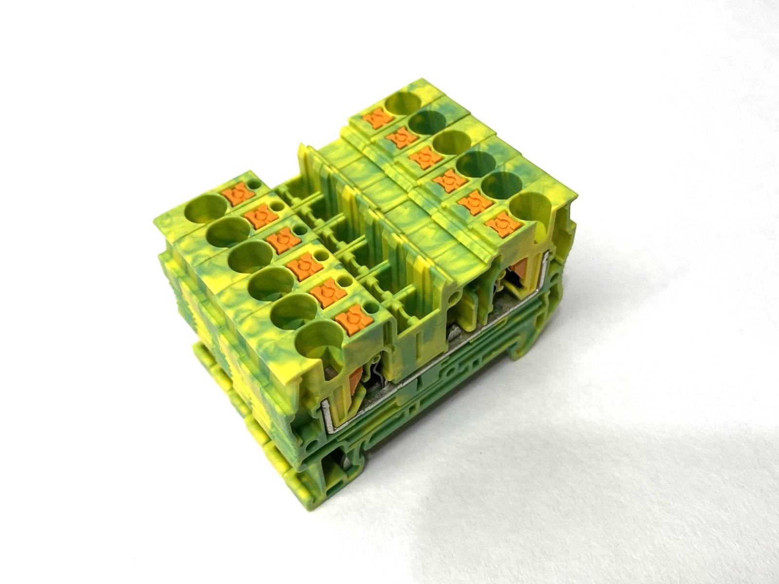 Phoenix Contact PT 4-PE Protective Conductor Terminal Block 3211766 LOT OF 6 - Maverick Industrial Sales