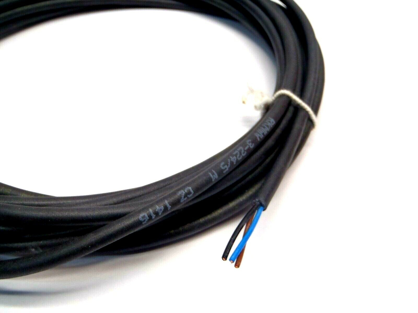 Lumberg RKMWV 3-225 5M Single Ended Cordset Female M8 3-Pin 5m 700000410 - Maverick Industrial Sales