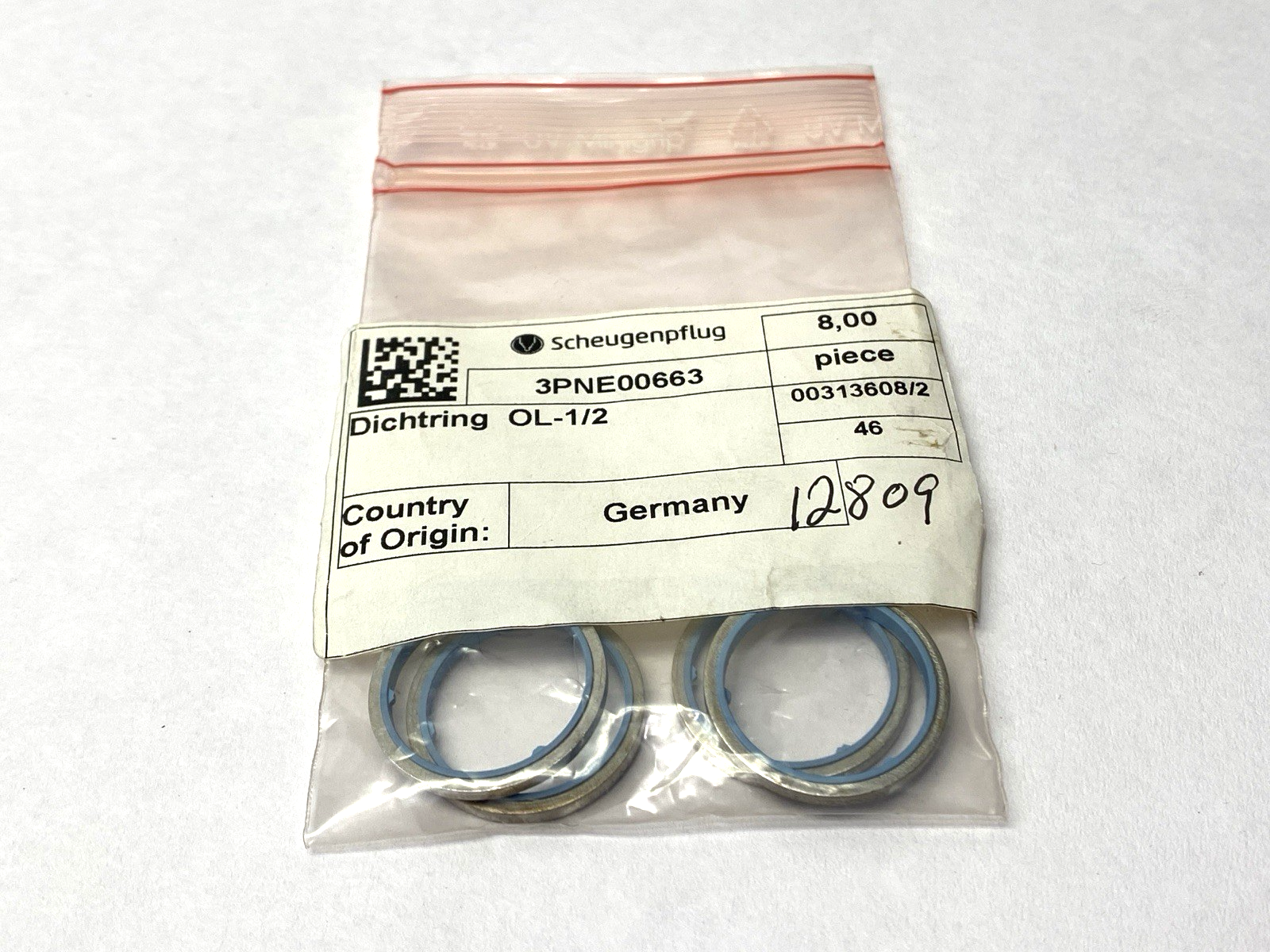 Scheugenpflug 3PNE00663 Sealing Ring OL-1/2" LOT OF 4 - Maverick Industrial Sales