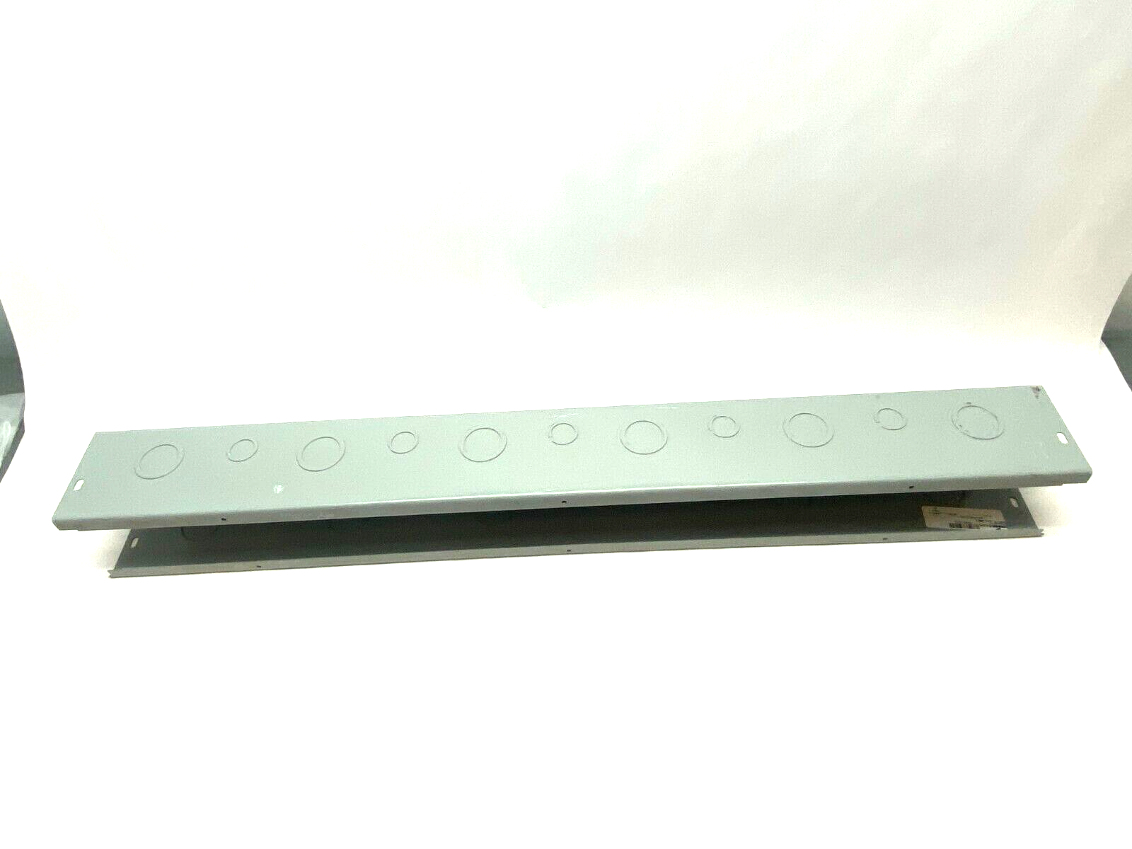 Cooper B-Line 4436G Straight Lay-In Wireway Section 4" x 4" x 36" Gray NO COVER - Maverick Industrial Sales