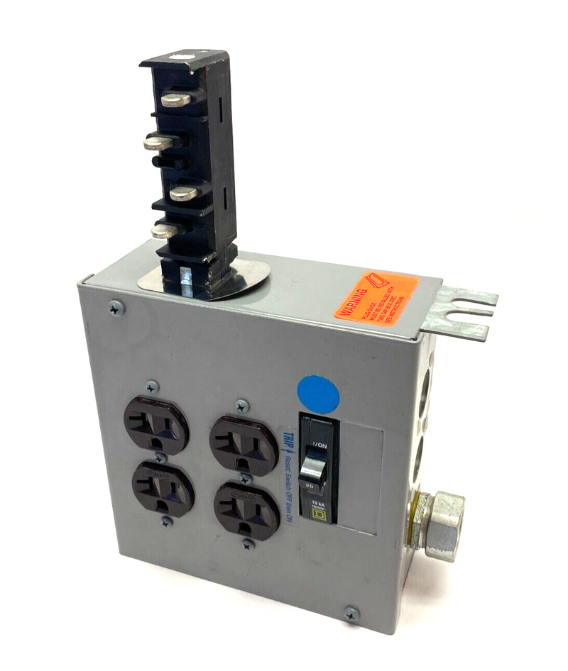 StarLine CB100NE12-20-1-240-4 PHS-C Busway Tap Box Four-Receptacle 20A 120V - Maverick Industrial Sales