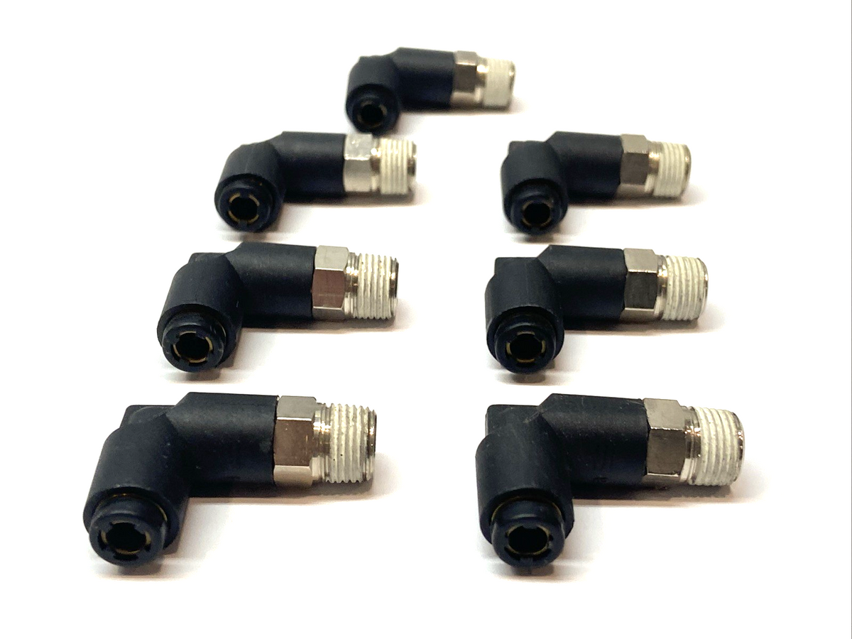 3109 10 14 | Legris Push to Connect Threaded Elbow Fitting LOT OF 7 - New – Open box - Maverick Industrial Sales